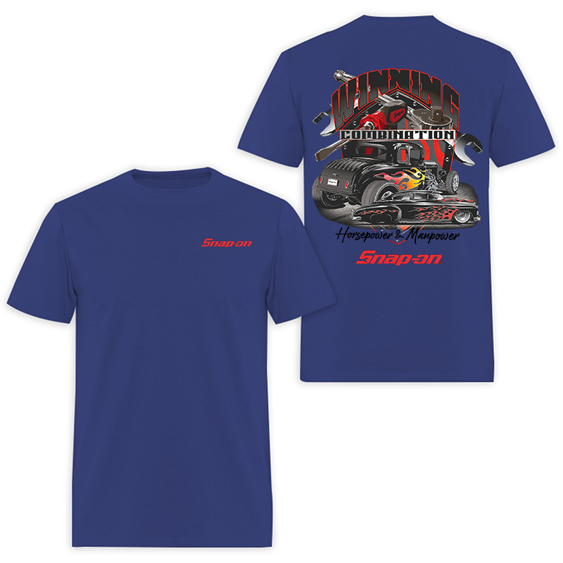 Snap-On Printed Men's T-Shirt Image - 6