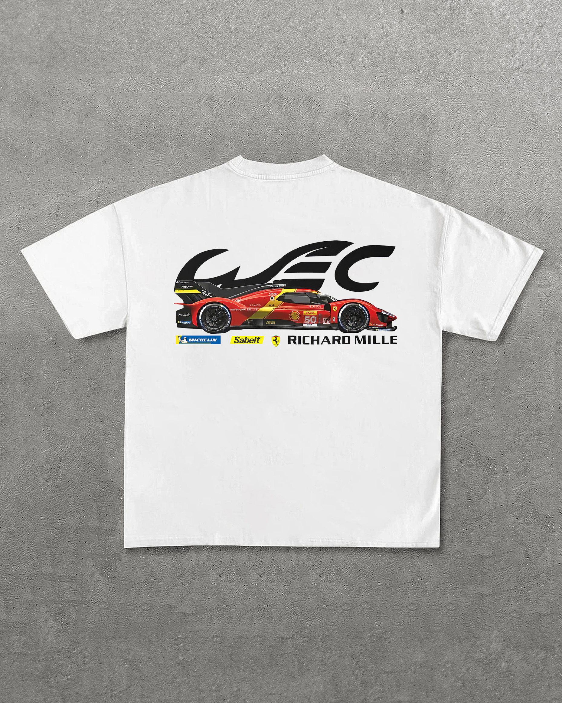Richard Mille Racing Printed Oversized Unisex T-shirts