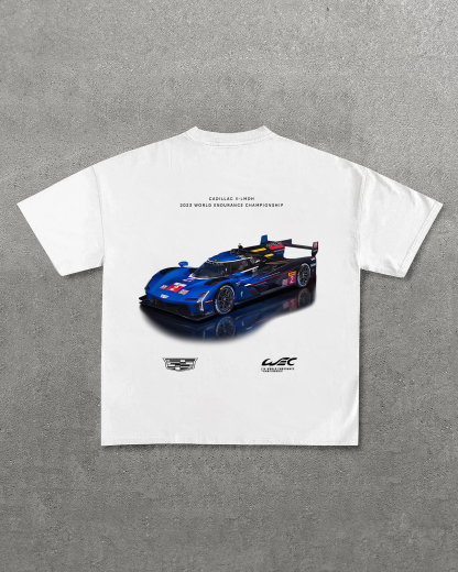 Cadillac V-Lmdh 2023 World Endurance Championship Printed Oversized Unisex T-shirts Image - 3