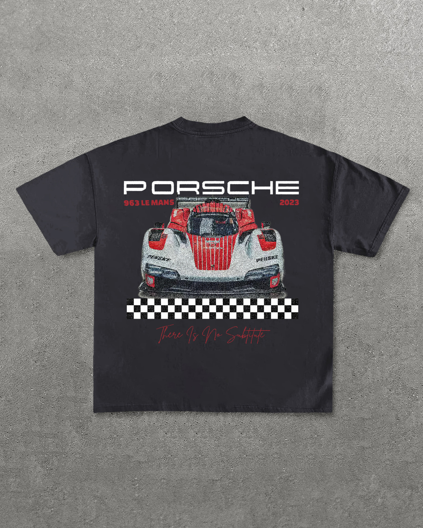 Porsche 963 Printed Oversized Unisex T-shirts Image - 7