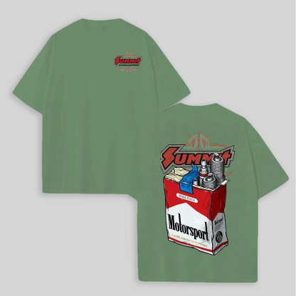 Summit Racing Equipment Printed Unisex Oversized T-shirts Image - 7