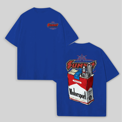 Summit Racing Equipment Printed Unisex Oversized T-shirts Image - 5