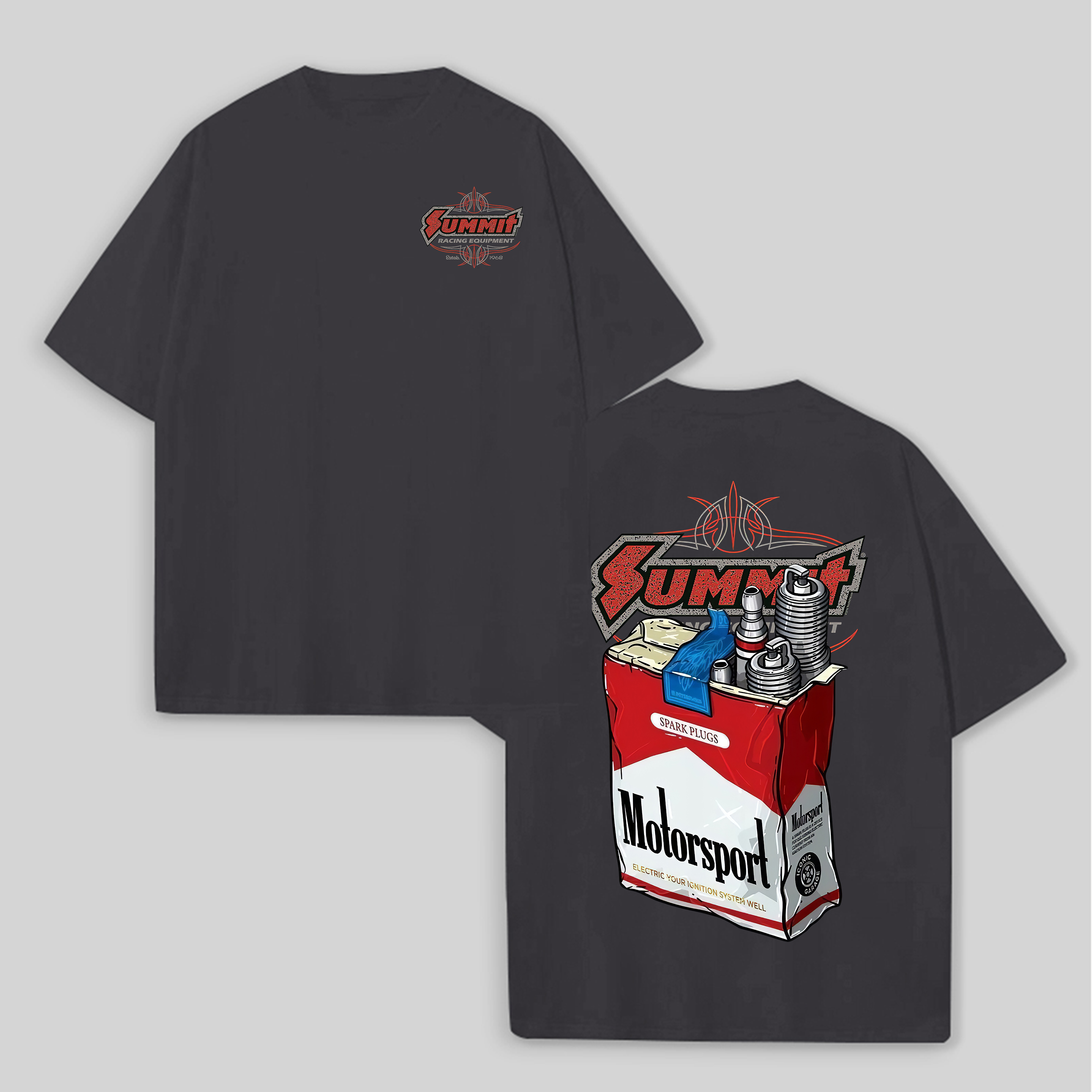 Summit Racing Equipment Printed Unisex Oversized T-shirts Image - 9