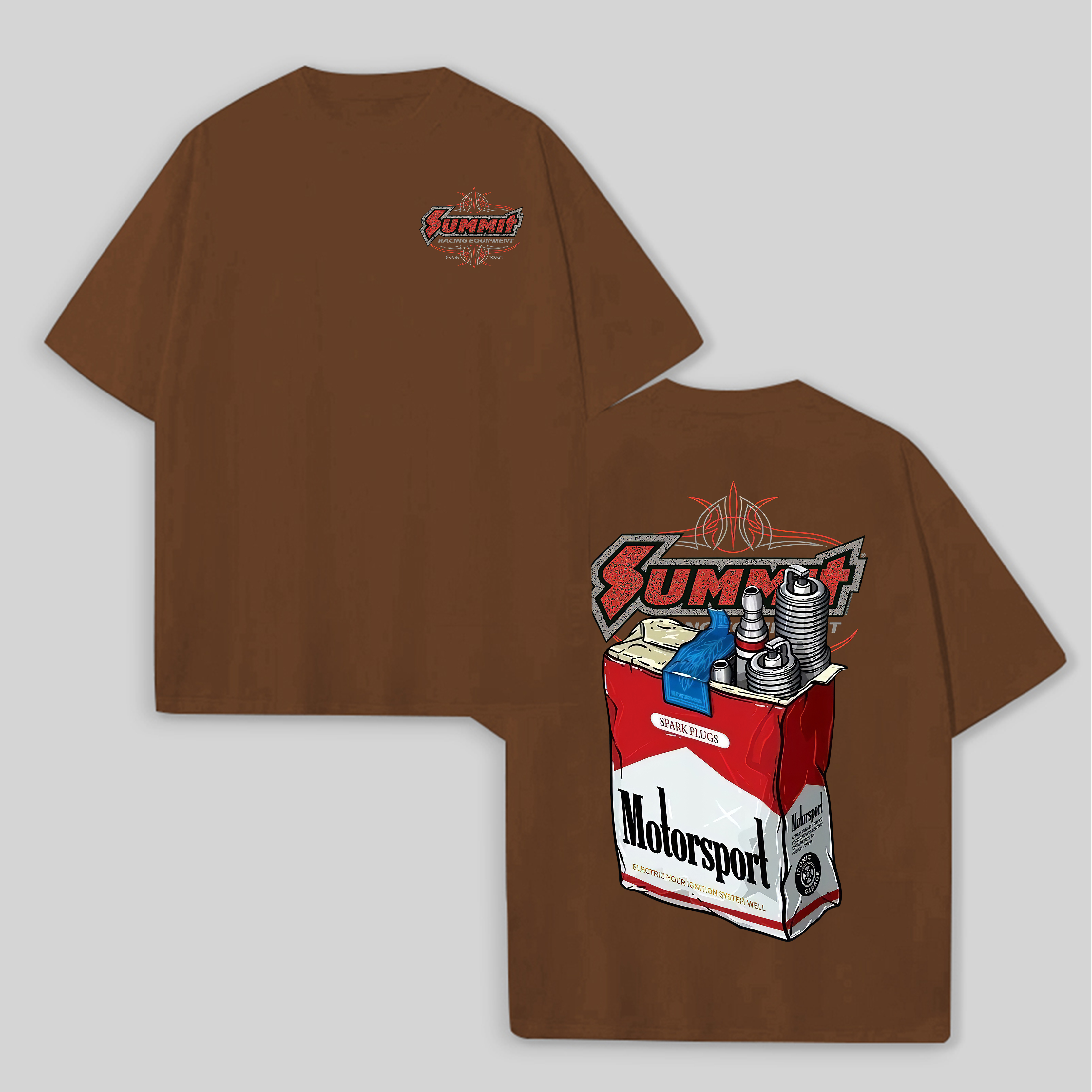 Summit Racing Equipment Printed Unisex Oversized T-shirts Image - 8