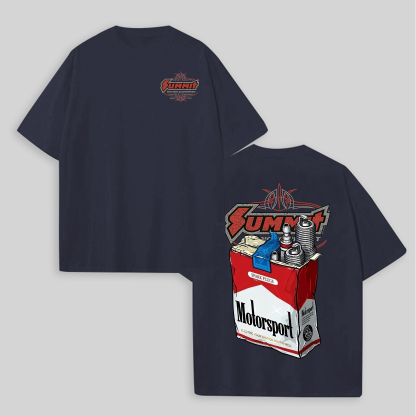 Summit Racing Equipment Printed Unisex Oversized T-shirts Image - 3