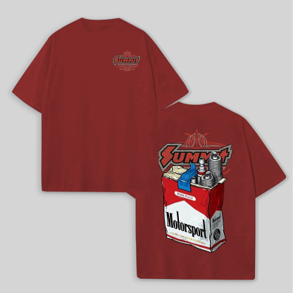 Summit Racing Equipment Printed Unisex Oversized T-shirts Image - 4