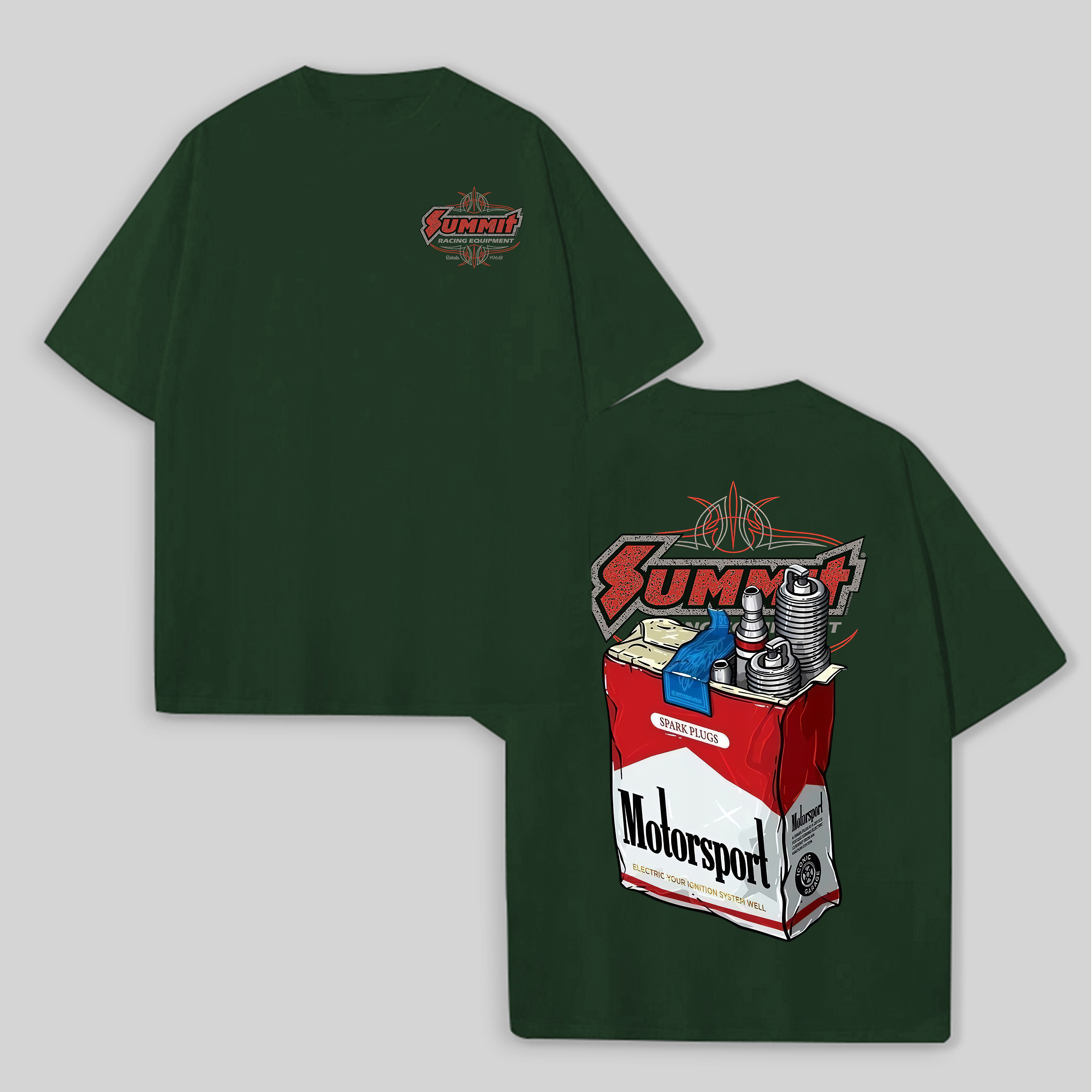 Summit Racing Equipment Printed Unisex Oversized T-shirts Image - 6