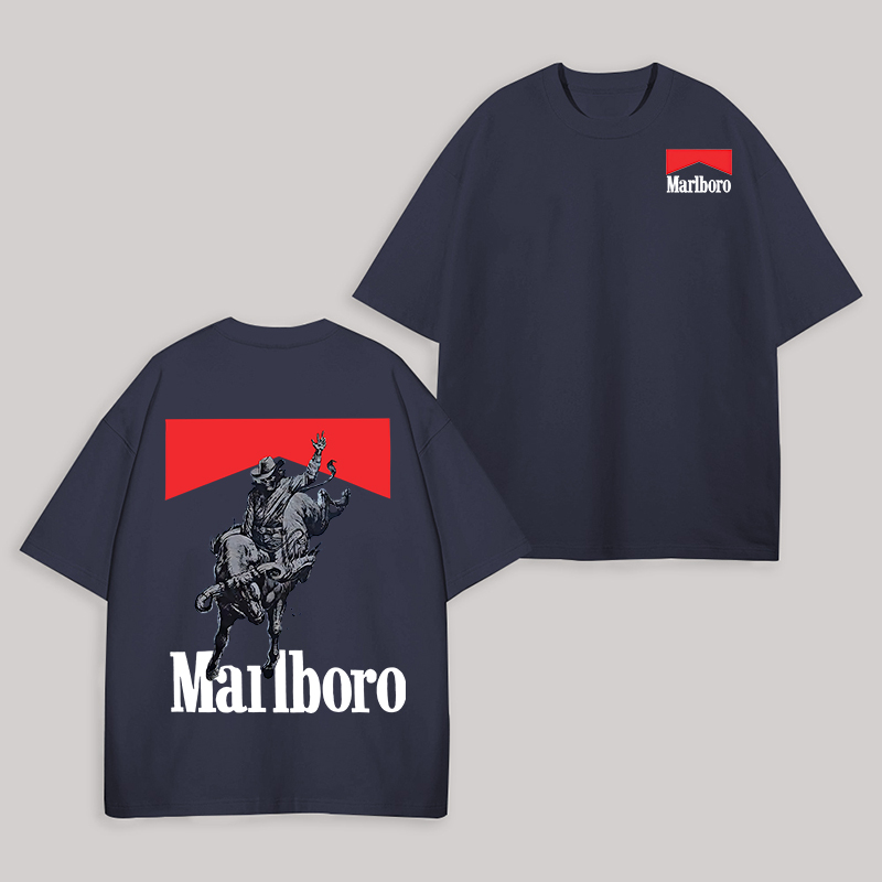 Vintage Marlboro Printed Unisex Oversized T-shirt