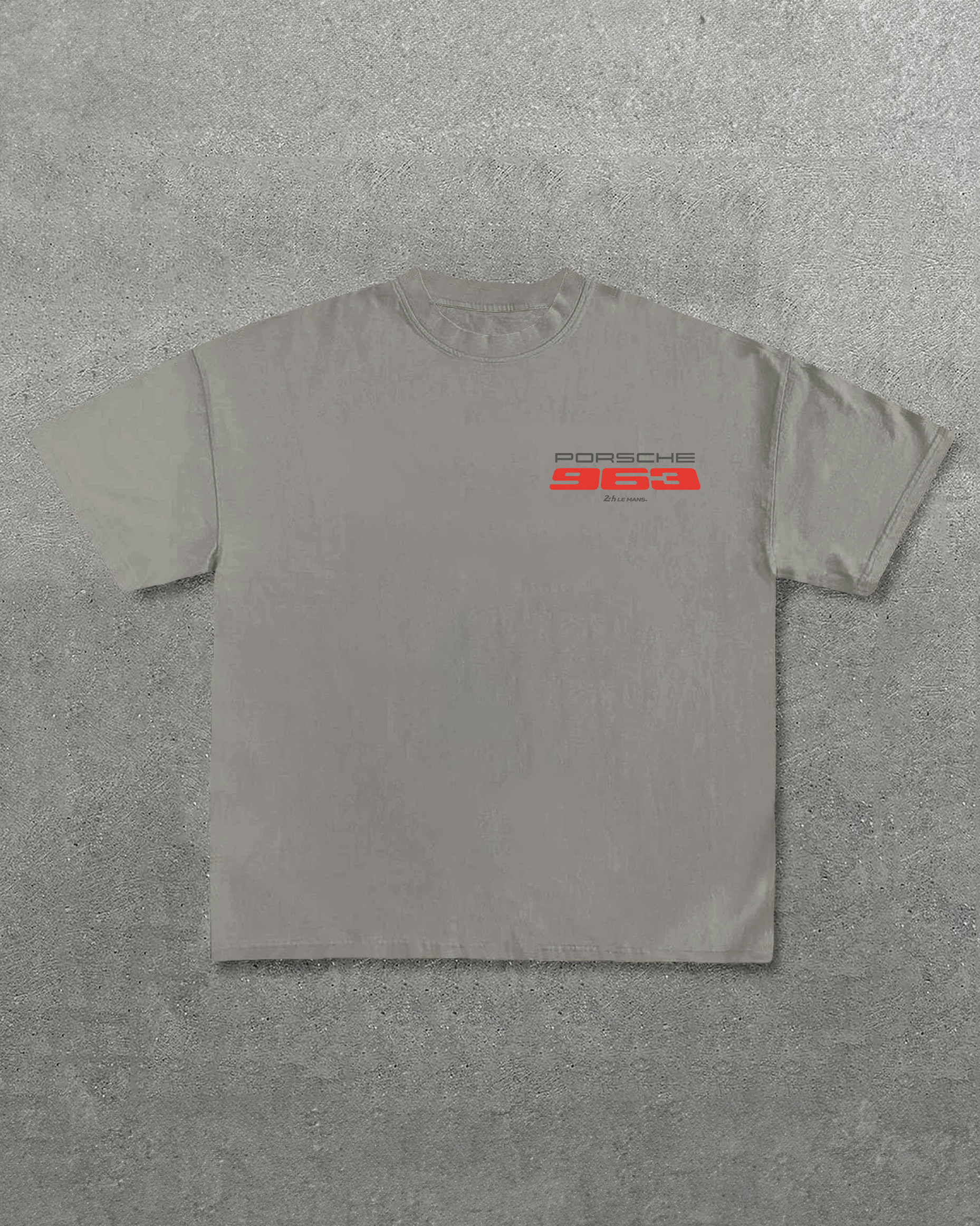 Porsche 963 Racing Car Printed Oversized Unisex T-shirts Image - 6