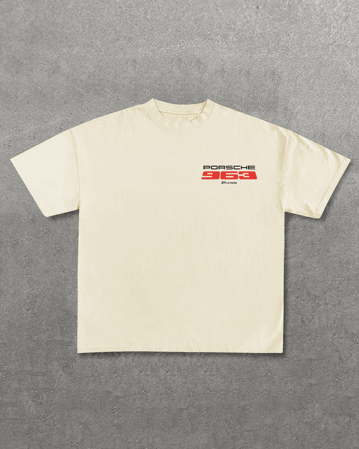 Porsche 963 Racing Car Printed Oversized Unisex T-shirts Image - 8