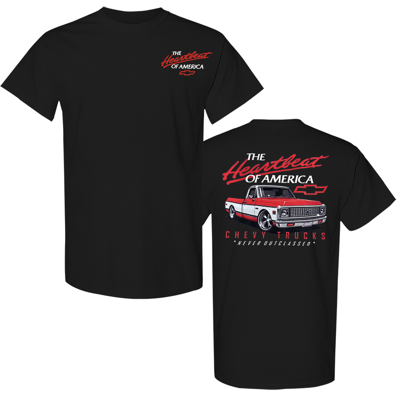 The Heartbeat of America Printed Men's T-Shirt Image - 3