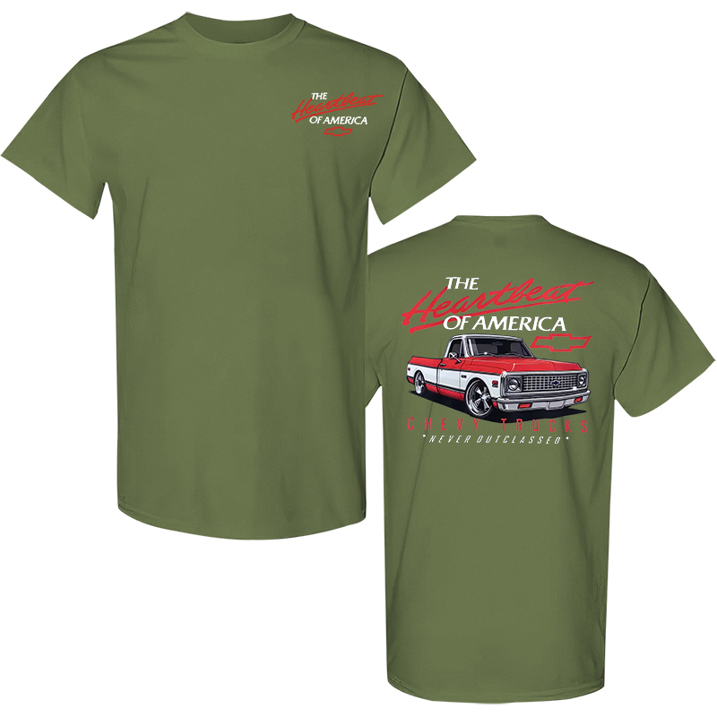 The Heartbeat of America Printed Men's T-Shirt Image - 6