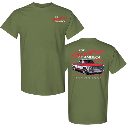 The Heartbeat of America Printed Men's T-Shirt Image - 6