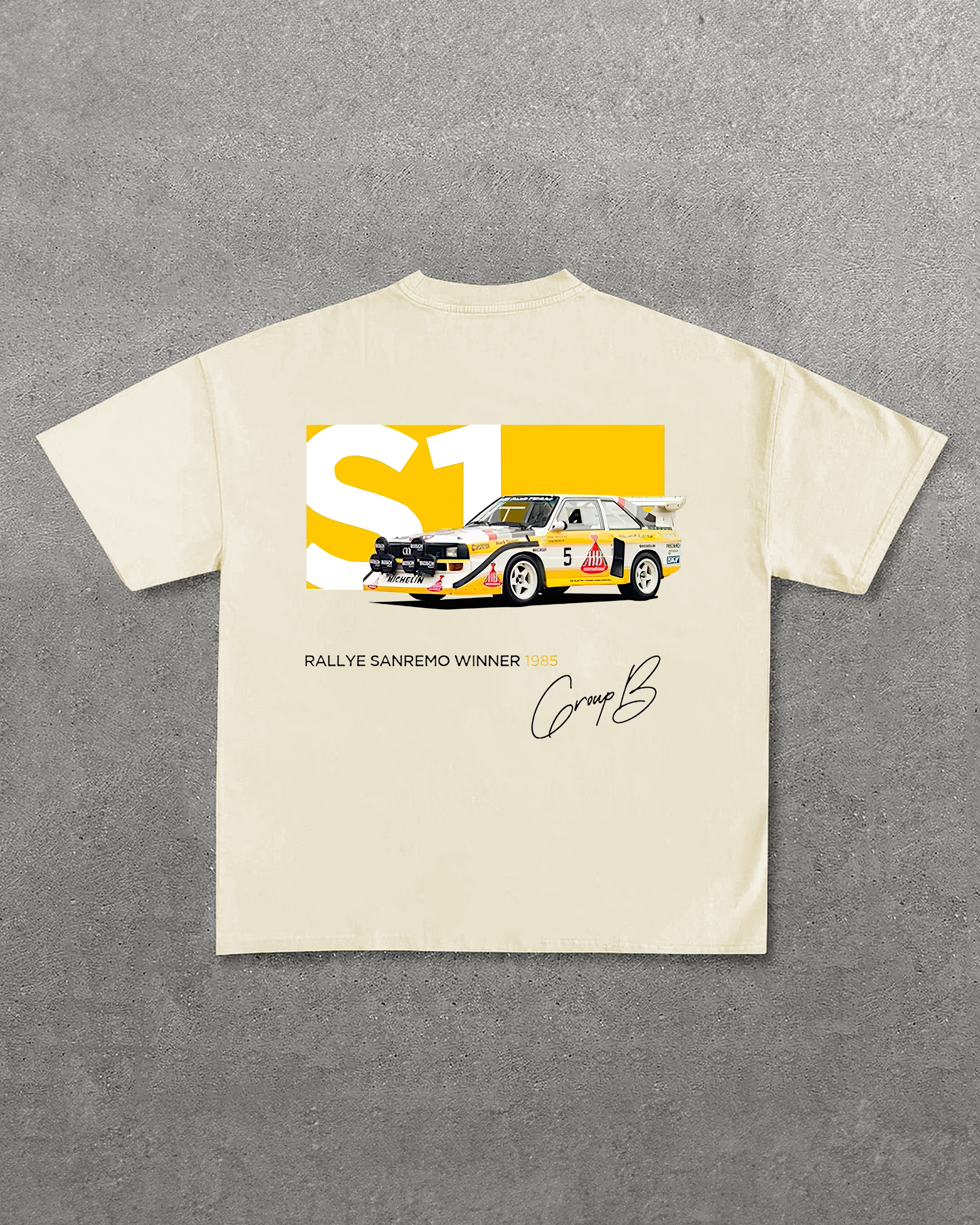Rallye Sanremo Winner 1985 Printed Oversized Unisex T-shirts Image - 3
