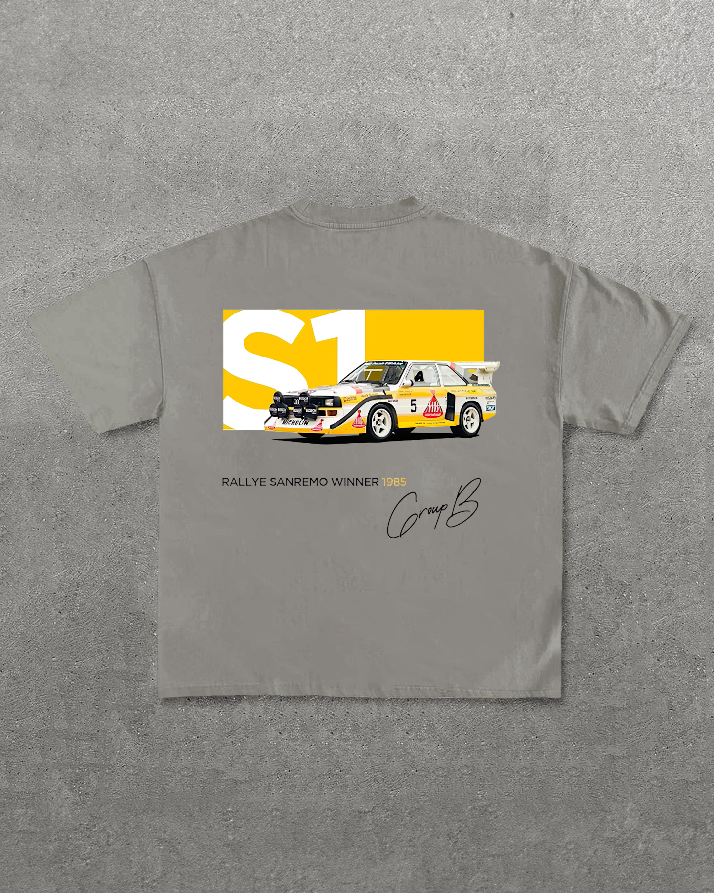 Rallye Sanremo Winner 1985 Printed Oversized Unisex T-shirts Image - 5