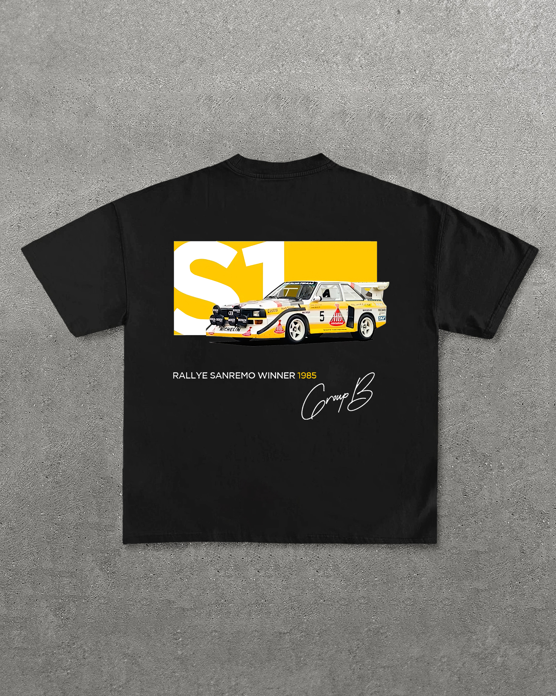 Rallye Sanremo Winner 1985 Printed Oversized Unisex T-shirts Image - 9