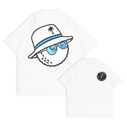 Malbon Golf Printed Oversized Unisex T-shirt Image - 4