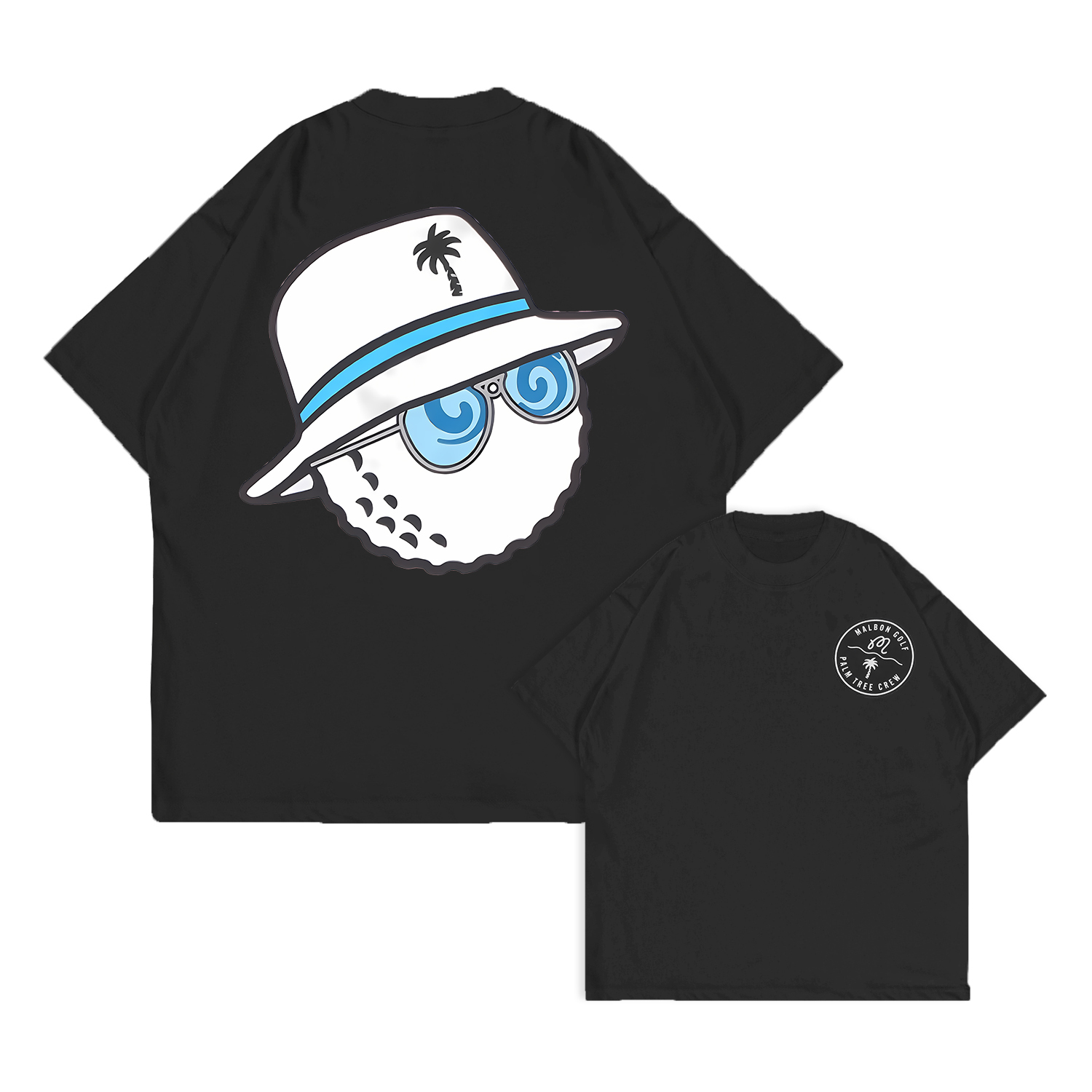 Malbon Golf Printed Oversized Unisex T-shirt Image - 5