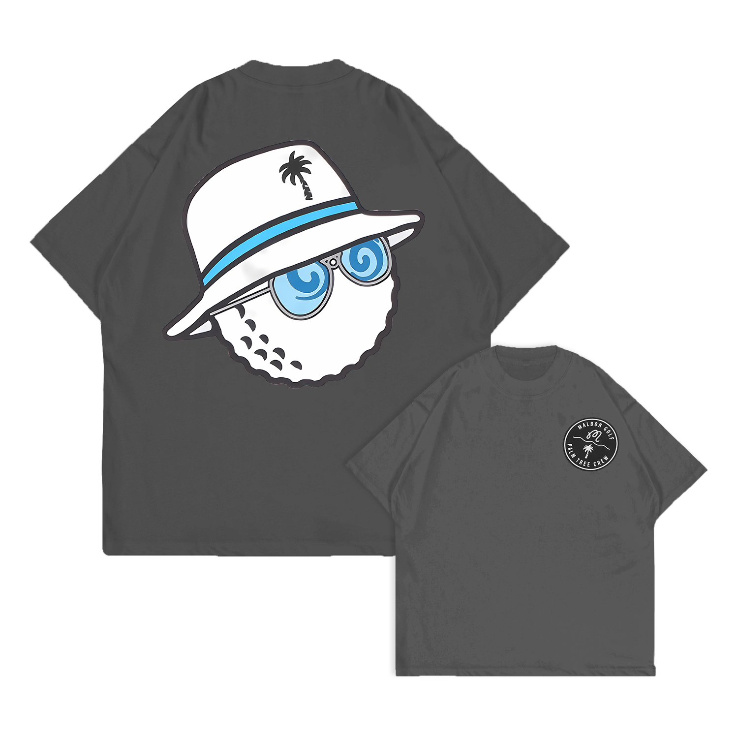 Malbon Golf Printed Oversized Unisex T-shirt Image - 6