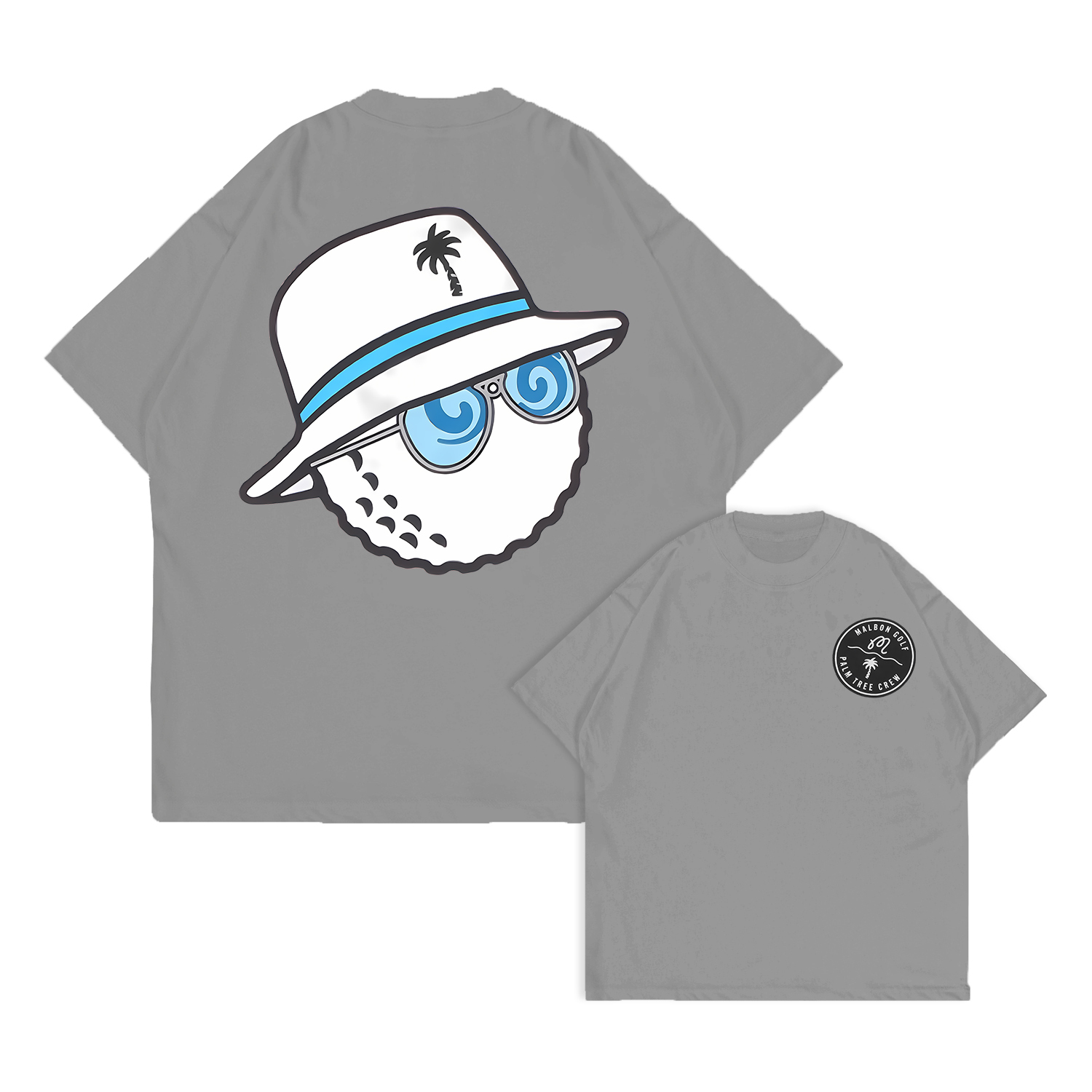 Malbon Golf Printed Oversized Unisex T-shirt Image - 7