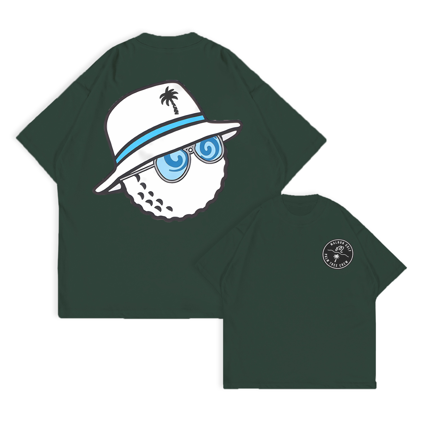 Malbon Golf Printed Oversized Unisex T-shirt Image - 13