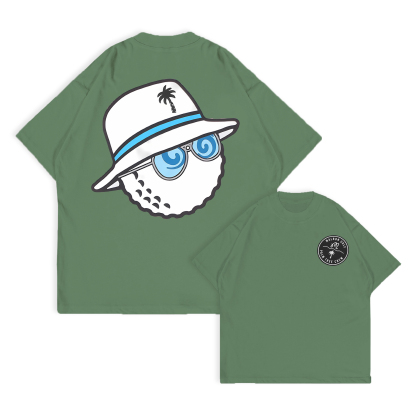 Malbon Golf Printed Oversized Unisex T-shirt Image - 10