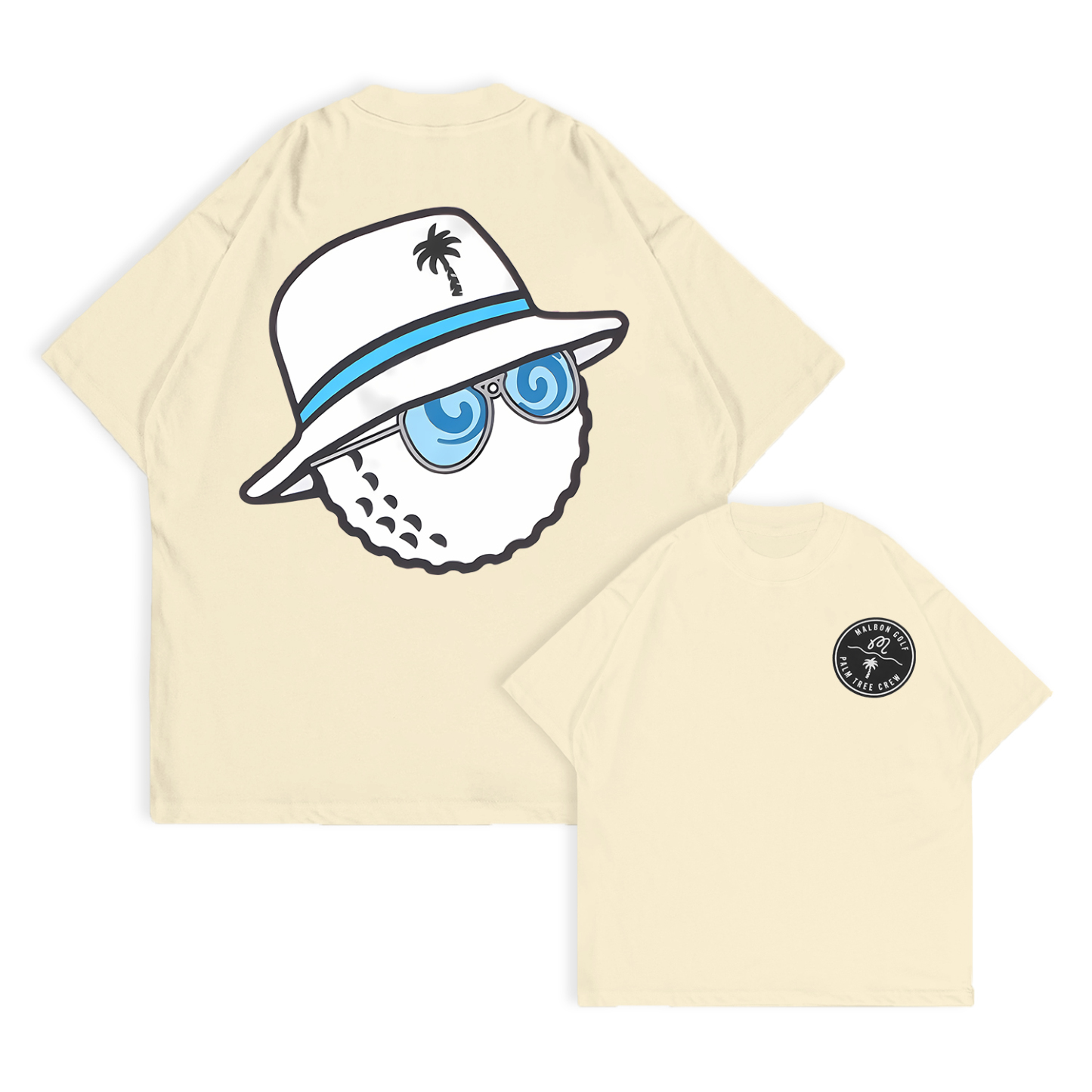 Malbon Golf Printed Oversized Unisex T-shirt Image - 9
