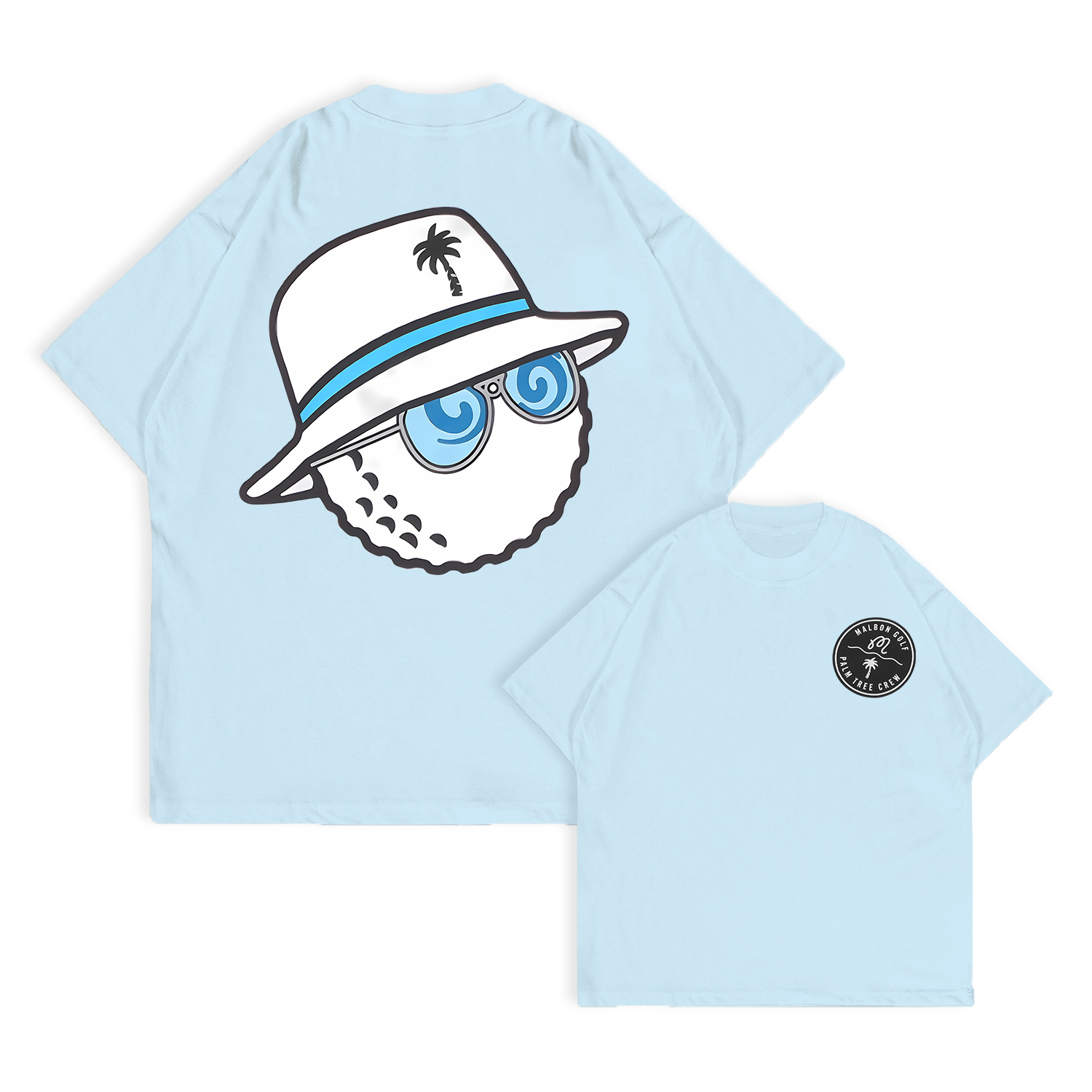 Malbon Golf Printed Oversized Unisex T-shirt Image - 8