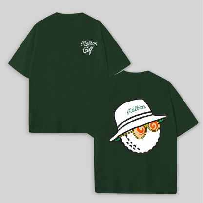 Malbon Golf Printed Unisex Oversized T-shirt Image - 6