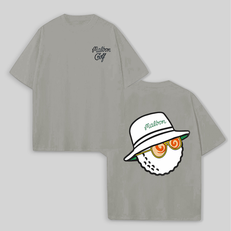 Malbon Golf Printed Unisex Oversized T-shirt Image - 11