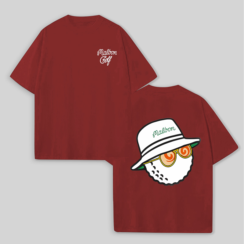 Malbon Golf Printed Unisex Oversized T-shirt Image - 5