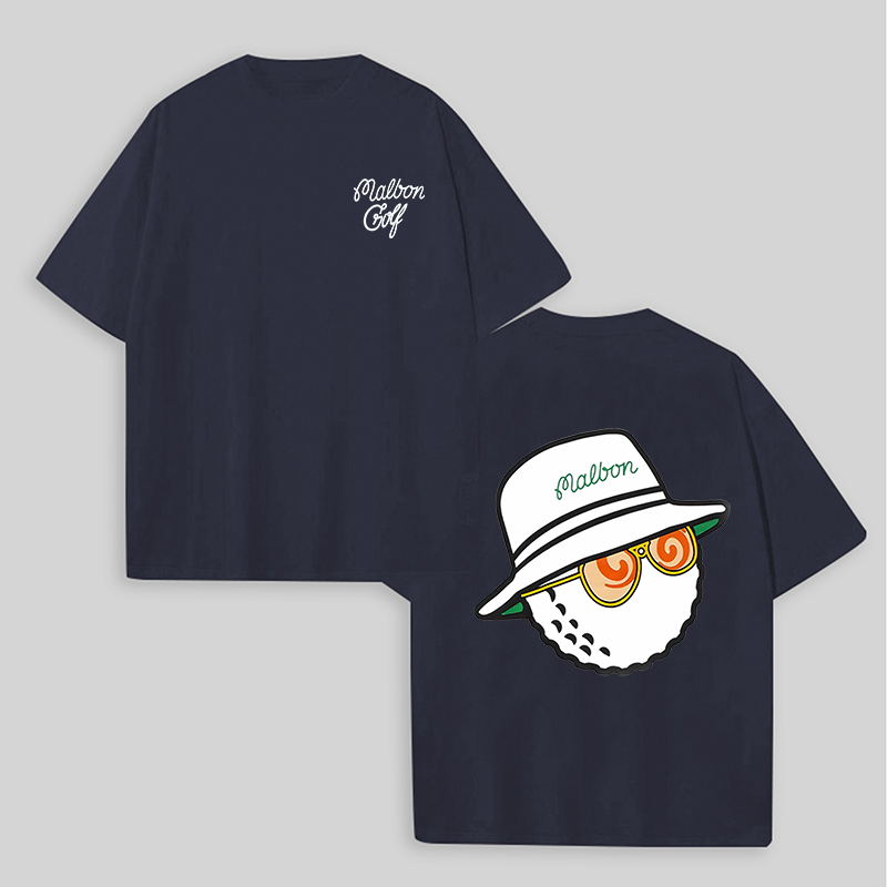 Malbon Golf Printed Unisex Oversized T-shirt Image - 3