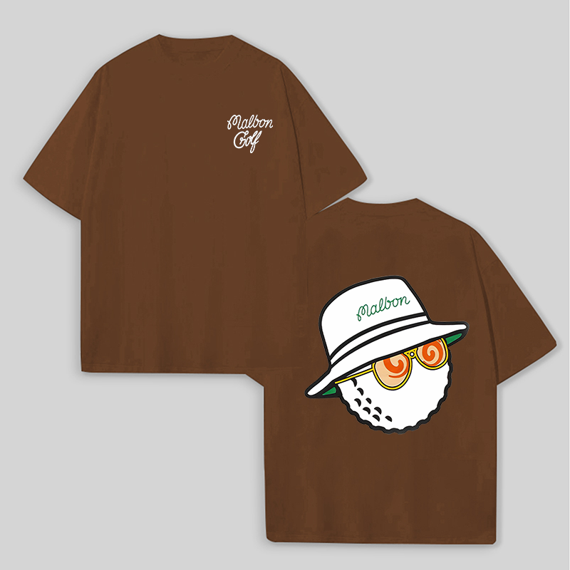 Malbon Golf Printed Unisex Oversized T-shirt Image - 7