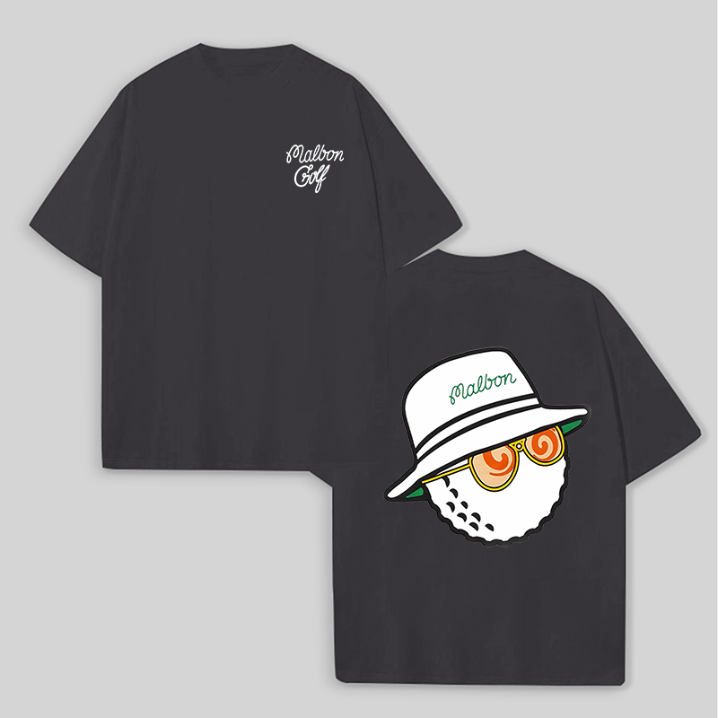 Malbon Golf Printed Unisex Oversized T-shirt Image - 8