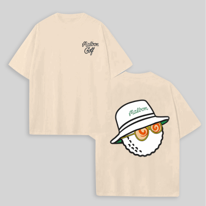 Malbon Golf Printed Unisex Oversized T-shirt Image - 10