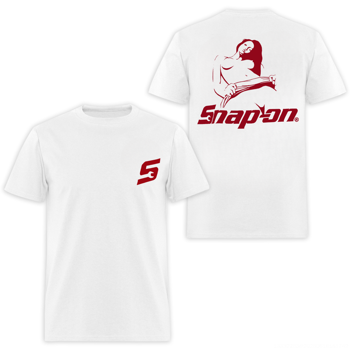 Snap-on Printed Men's T-Shirt ?? Image - 1