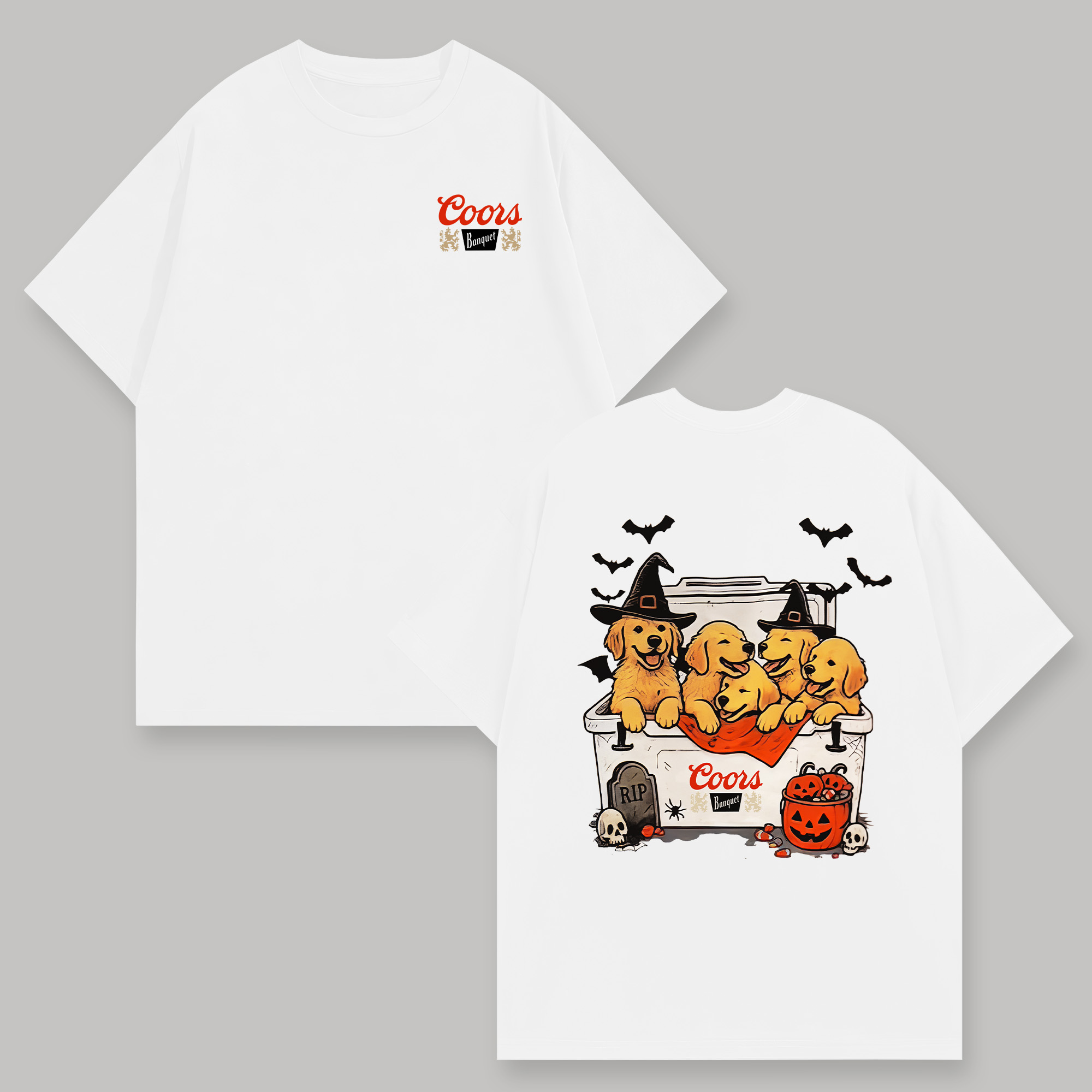 Coors Banquet Printed Oversized Unisex T-shirts Image - 2