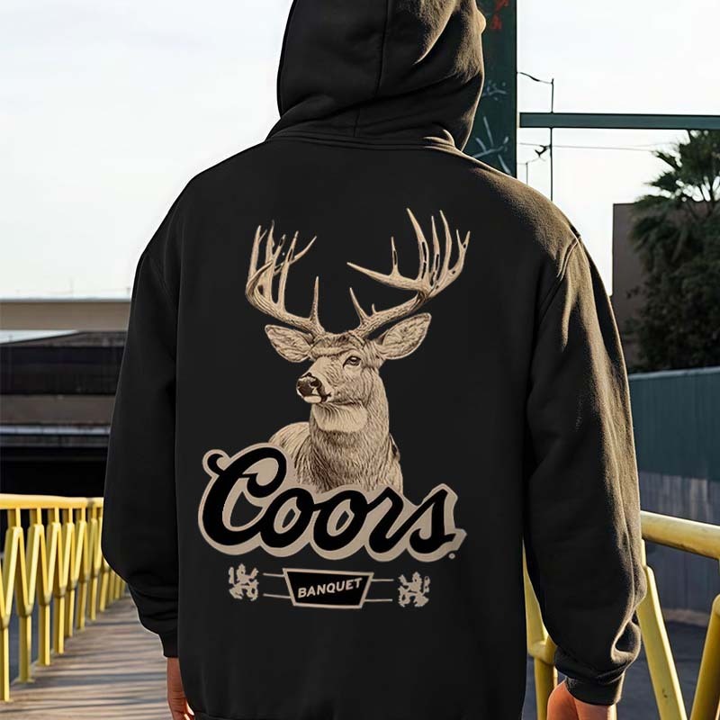 Coors Banquet Printed Fleece-lined Unisex Hoodie Image - 11
