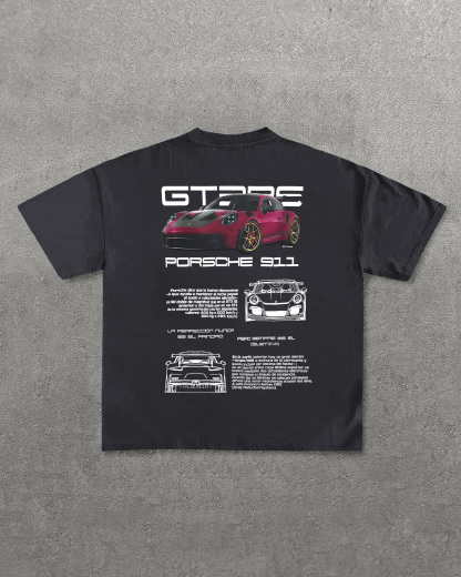 Porsche 911 GT3 RS Printed Oversized Unisex T-shirts Image - 9