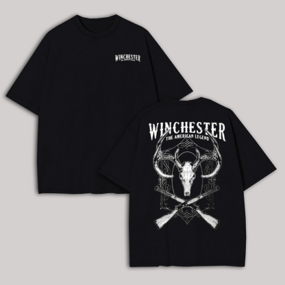 Winchester The American Legend Printed Oversized Unisex T-shirt Image - 3