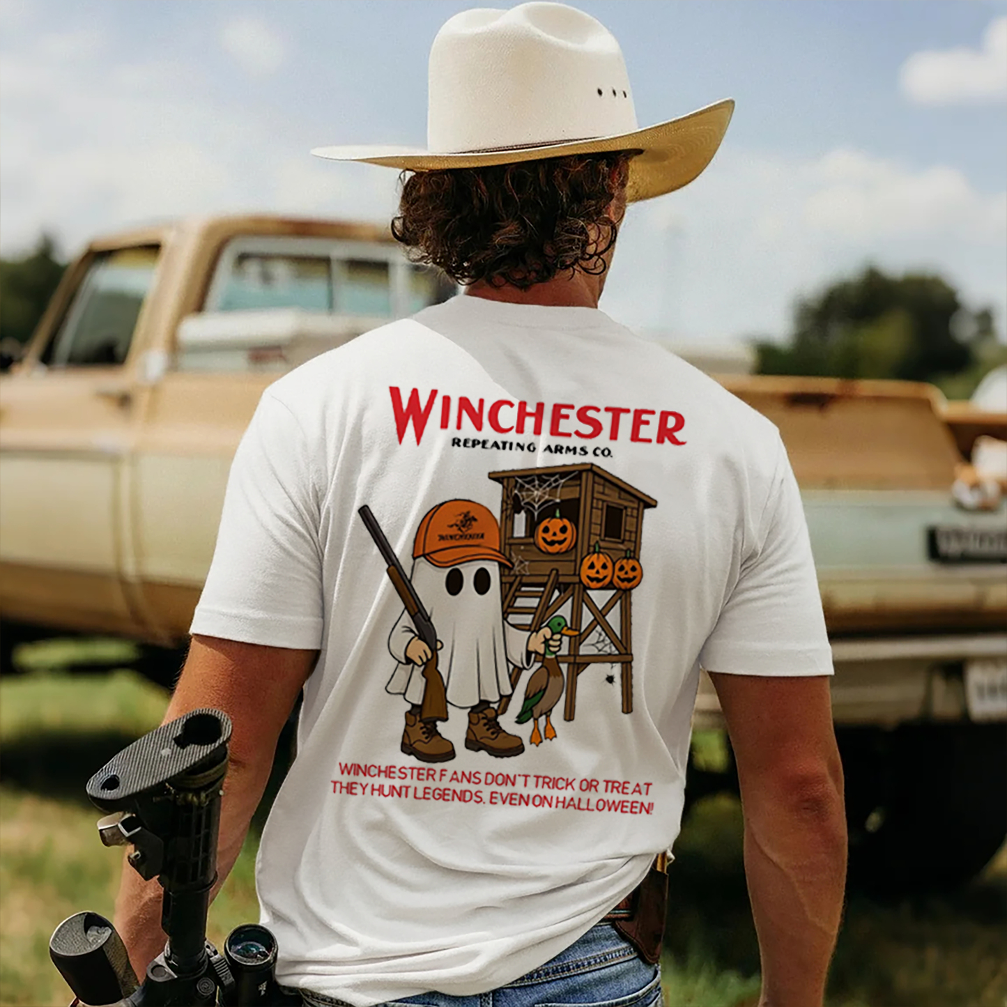 Winchester Repeating Arms Co. Printed Oversized Unisex T-shirt Image - 1