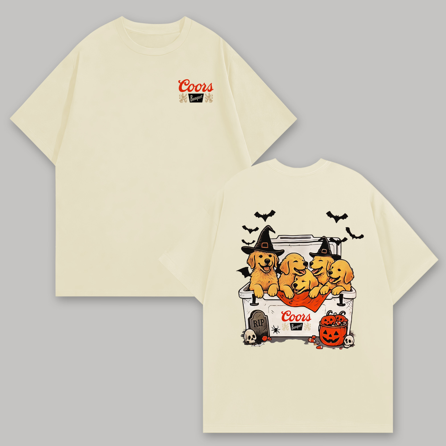 Coors Banquet Printed Oversized Unisex T-shirts Image - 3