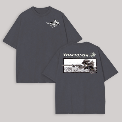 Winchester Repeating Arms Printed Oversized Unisex T-shirt Image - 8