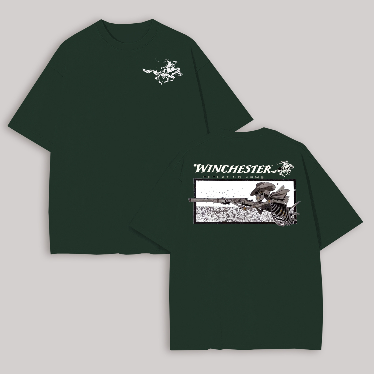Winchester Repeating Arms Printed Oversized Unisex T-shirt Image - 10