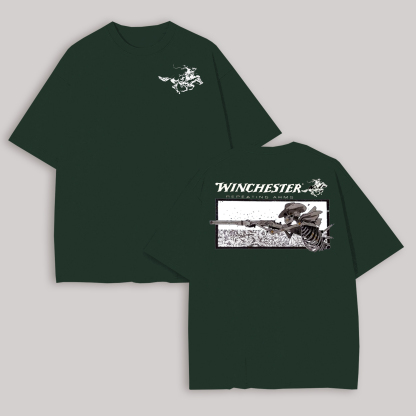 Winchester Repeating Arms Printed Oversized Unisex T-shirt Image - 10