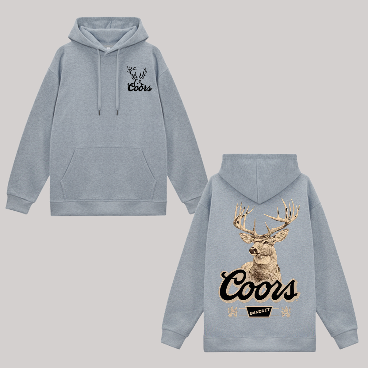 Coors Banquet Printed Fleece-lined Unisex Hoodie Image - 3