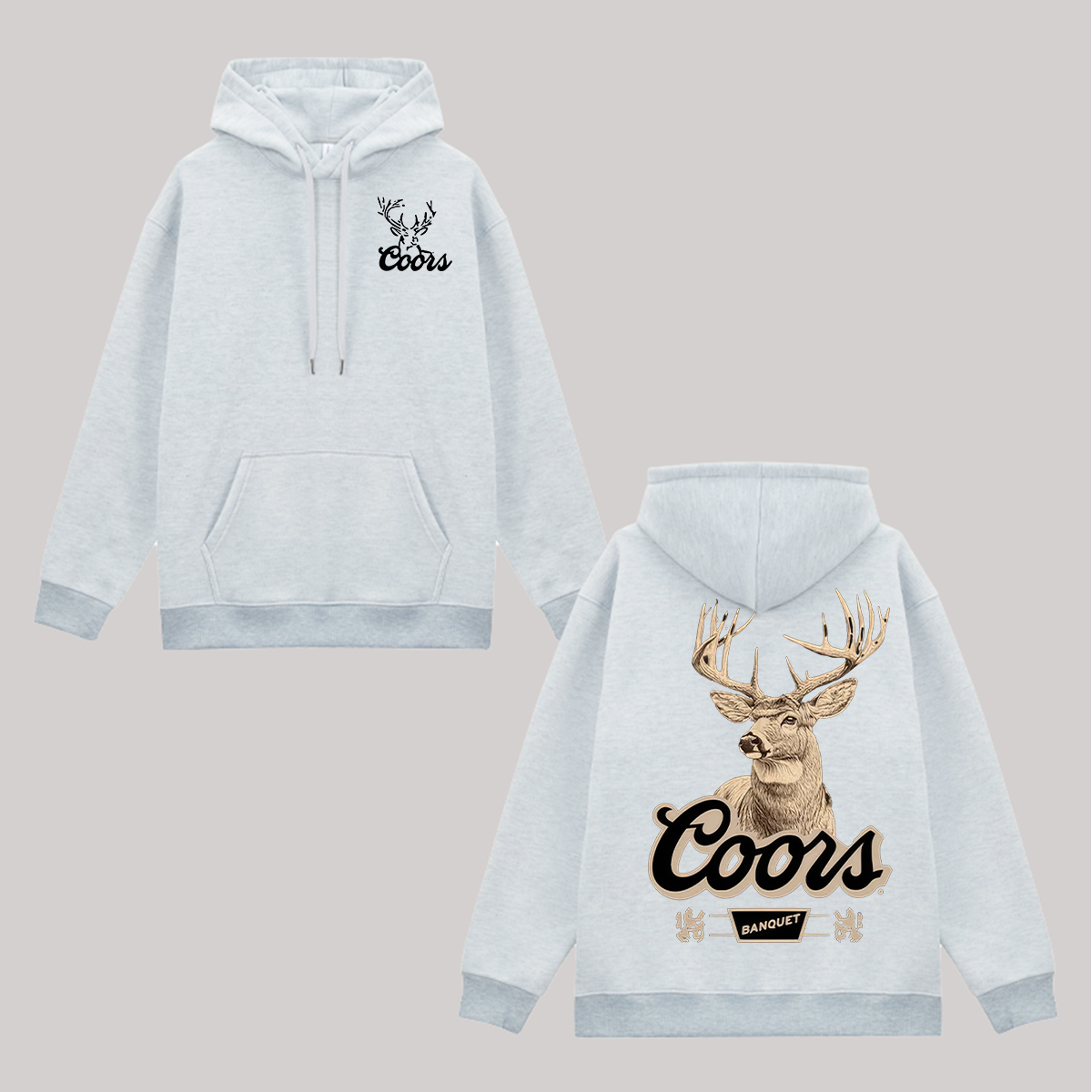 Coors Banquet Printed Fleece-lined Unisex Hoodie Image - 9