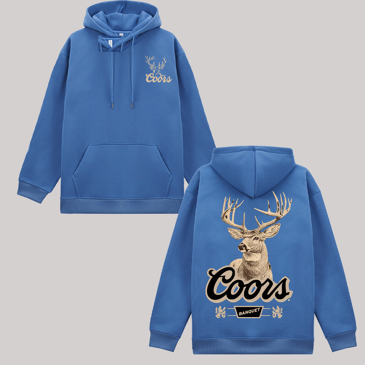 Coors Banquet Printed Fleece-lined Unisex Hoodie Image - 5