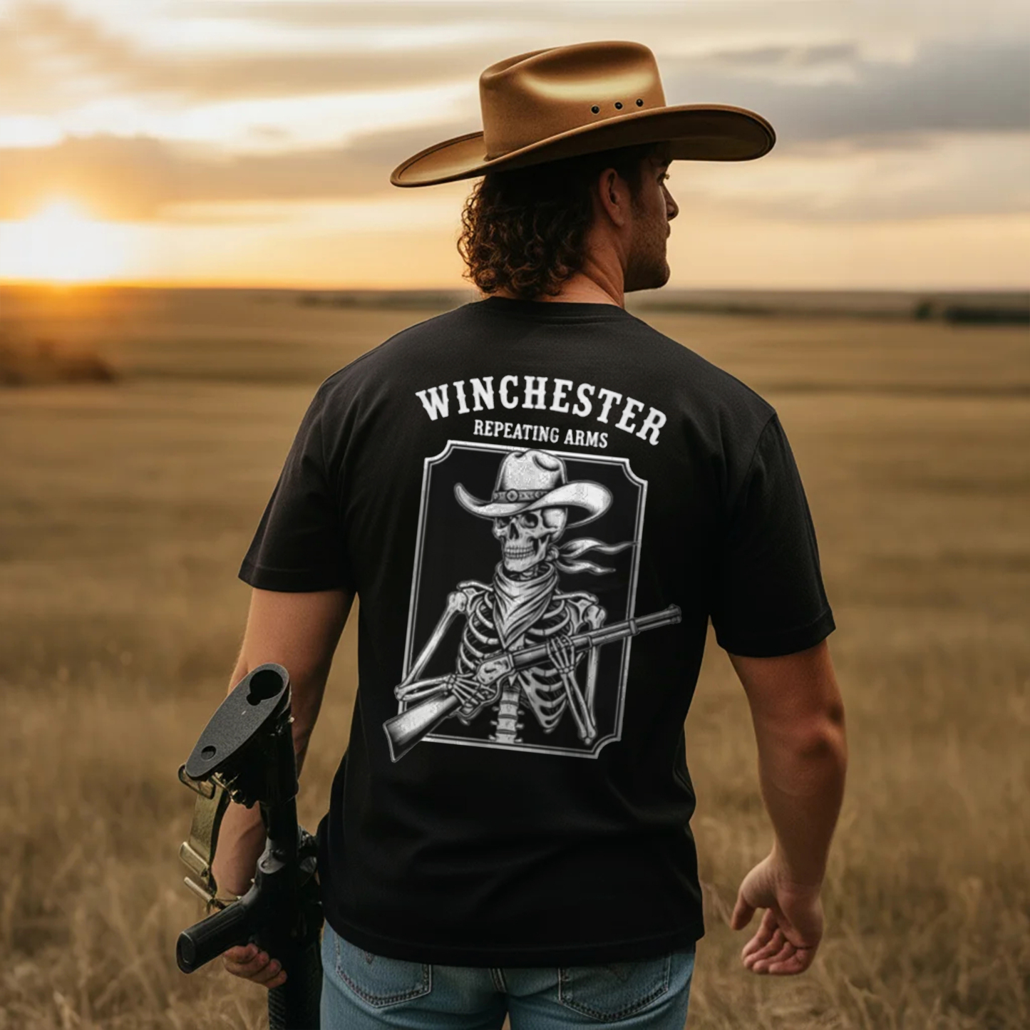 Winchester Repeating Arms Printed Oversized Unisex T-shirt Image - 1