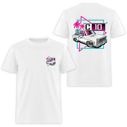 Chevrolet C10 Pickup Truck Printed Men's T-Shirt Image - 1